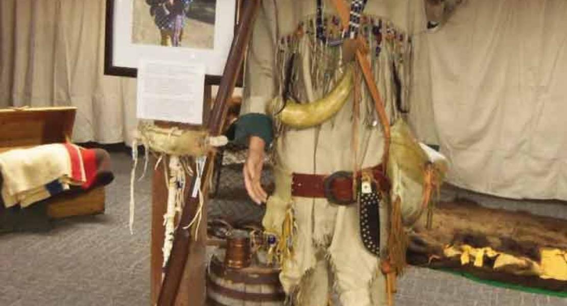 Typical mountain man buckskin dress