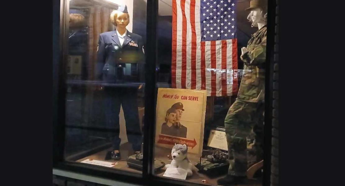 November 2025 Rotating Display:  Veteran’s Day display